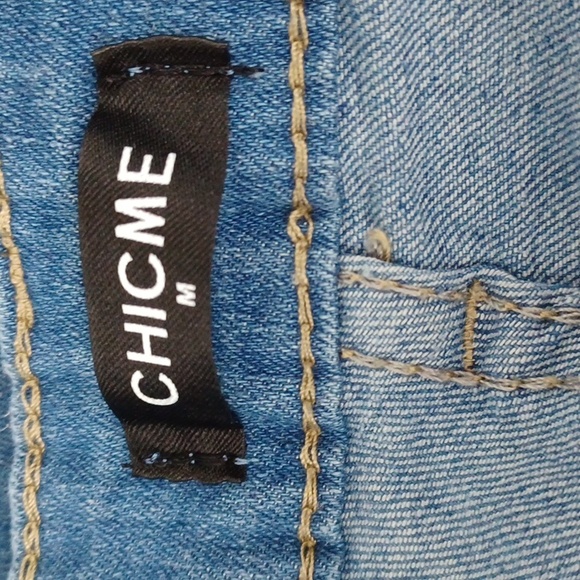 Chicme Stitched Front Seam Jeans. Hi-rise Ankle Skinny Sz.M.L.28".R.11".W.30". - Picture 3 of 6